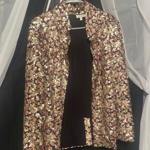 Rainbow Sequin Blazer